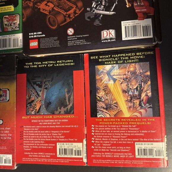 Lot of 6 Lego Books Ninjago Bionicle Ghost Ninja Nexo Knights NO TOYS JUST BOOKS - Picture 8 of 14